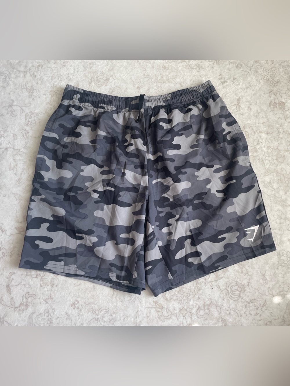 Gymshark Black/Grey Men’s Camo Shorts